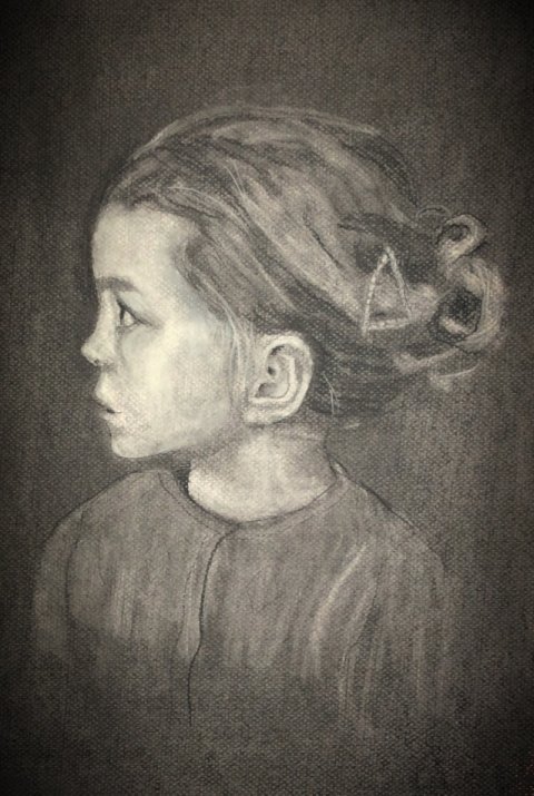 Regitze Schmidt, portrættegning