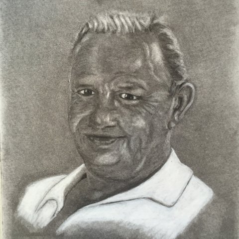 Regitze Schmidt portrættegning