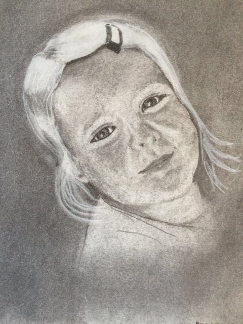 Regitze Schmidt, portrættegning